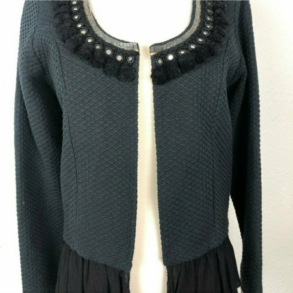 Tularosa Madeline Pom Pom Jacket Open Front - Picture 2 of 8